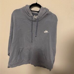 Nike unisex Light Gray Pullover Hoodie no stains no rips size 3XL